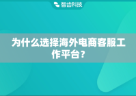 为什么选择海外电商客服工作平台？