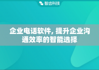 企业电话软件, 提升企业沟通效率的智能选择