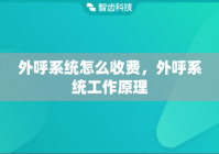 外呼系统怎么收费，外呼系统工作原理