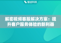 解密视频客服解决方案：提升客户服务体验的新利器