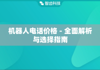 机器人电话价格 - 全面解析与选择指南