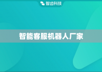 智能客服机器人厂家