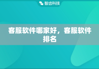 客服软件哪家好，客服软件排名