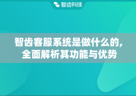 智齿客服系统是做什么的, 全面解析其功能与优势