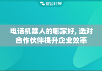 电话机器人的哪家好, 选对合作伙伴提升企业效率