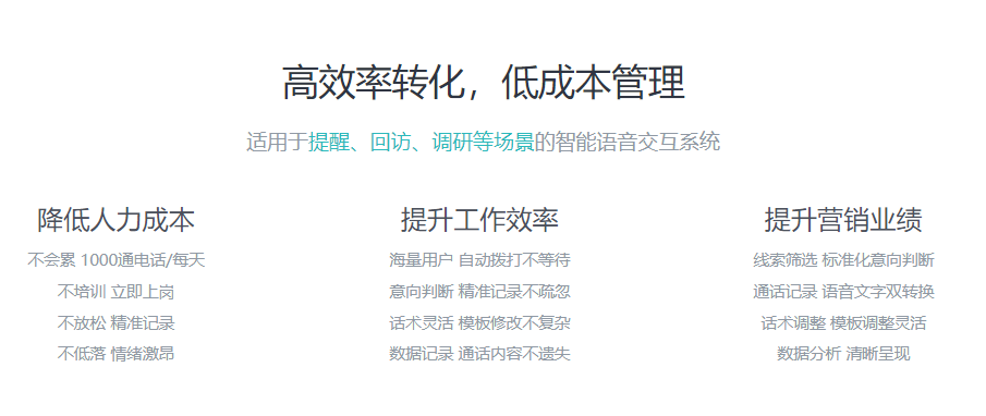 智能外呼机器人