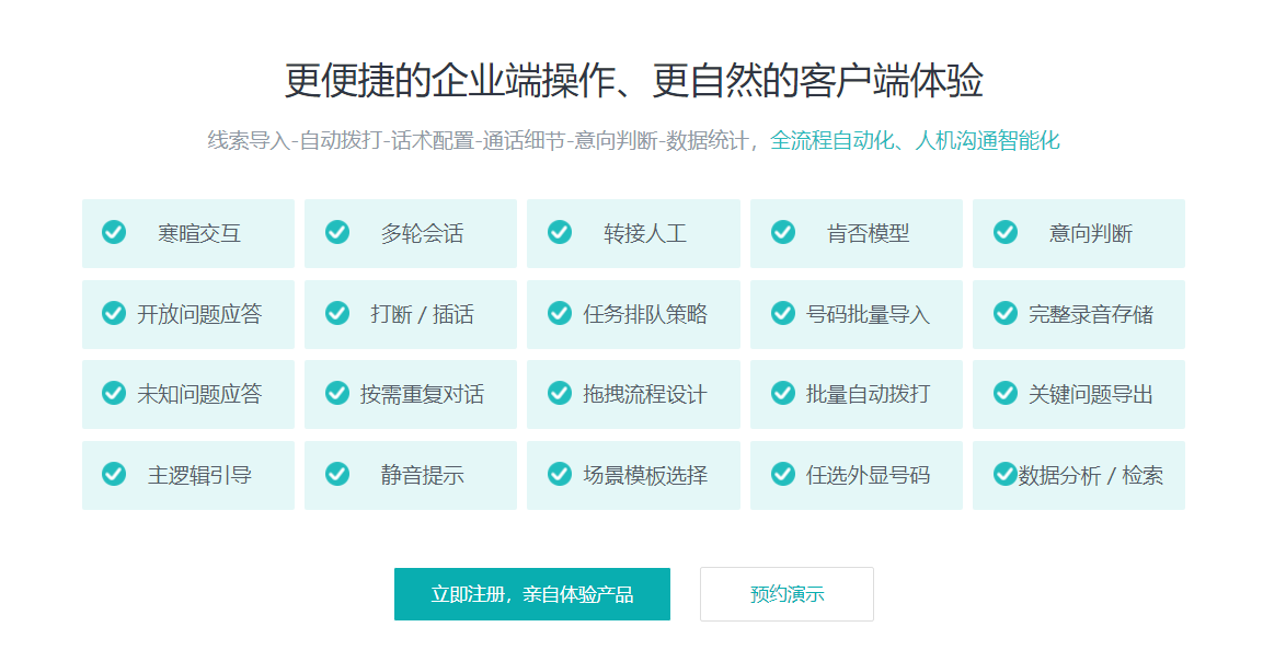 机器人电话呼叫系统